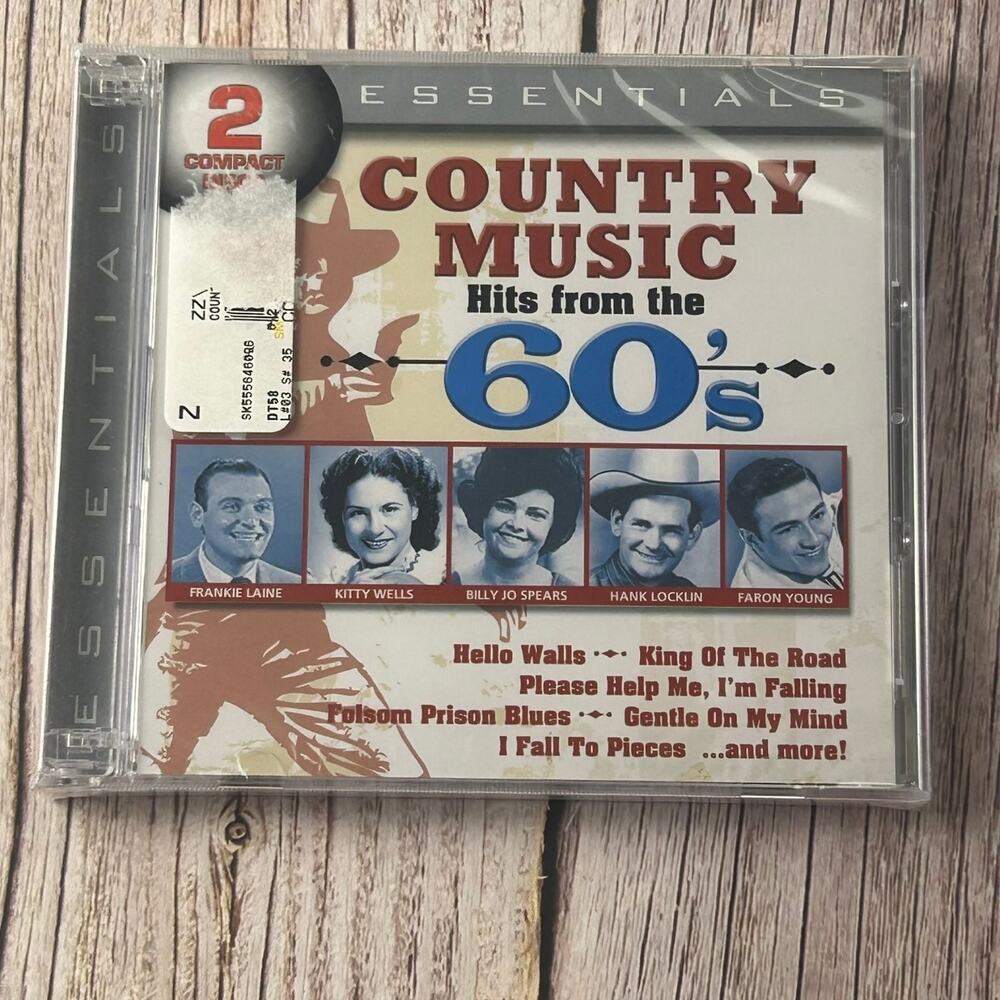 Essentials Country Music Hits from the 60s CD 2007 2-disc Compilation Legacy